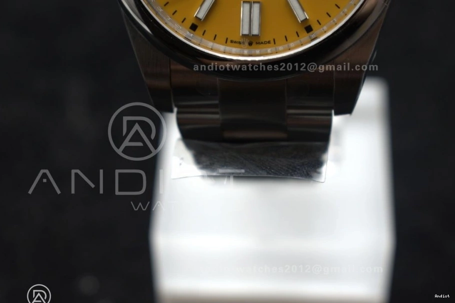 Oyster Dial 1:1 41mm 124300 Clean Best Edition 904L Yellow Steel MultiPurpose 937 VR Perpetual 0718